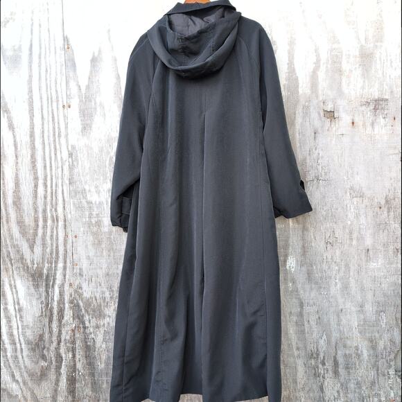 Jessica London Classic Soft Shell Trench Coat Detachable Hood & Liner Women's 24 - Picture 5 of 7